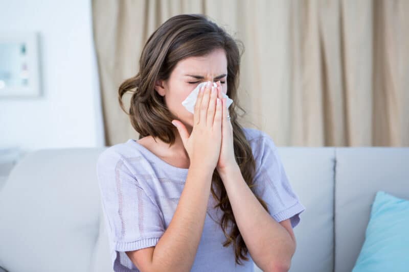 Treatment of pollen allergies starts at home - with clean air and regular cleaning.
